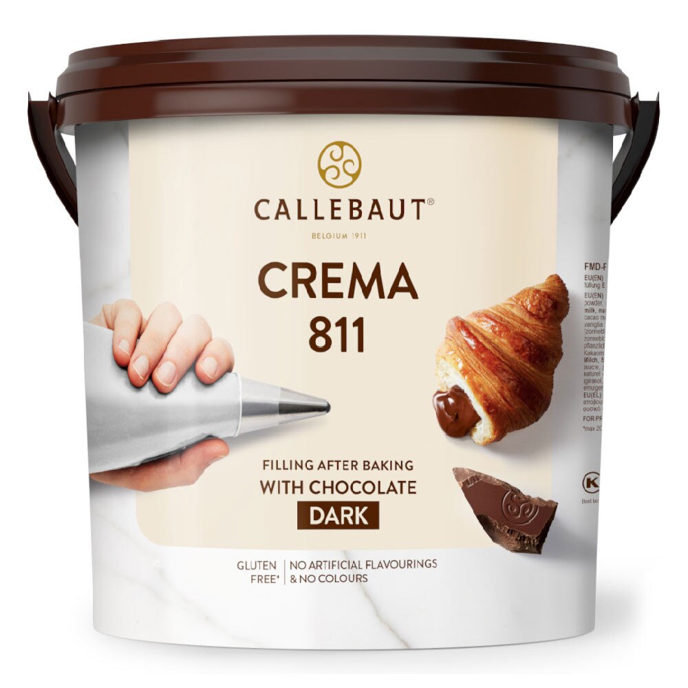 Callebaut Crema Dark 811 Chocolate Filling 5kg Callebaut Crema Dark 811 Chocolate Filling 5kg